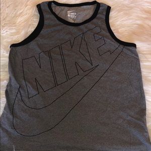 Grey Nike tank top men size L